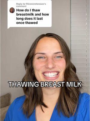 Replying to @90concreteroses Here is how to thaw breast milk to preserve the most amounts of nutrients. I offer FREE virtual 1:1 consultations through insurance. If you would like to schedule an appointment with me, click the link in my bio to see if you’re eligible. If approved, you will receive an email from me to schedule an appointment. #ibclc #lactationconsultant #breastfeeding #breastmilk #postpartum #nurse #breastfeedingtips #ftm #exclusivelybreastfeeding #milkstorage #howtothawbreastmilk #bottlewarmer #milk #coldmilk #babymilk #howtostorebreastmilk #lactationconsultantsoftiktok 