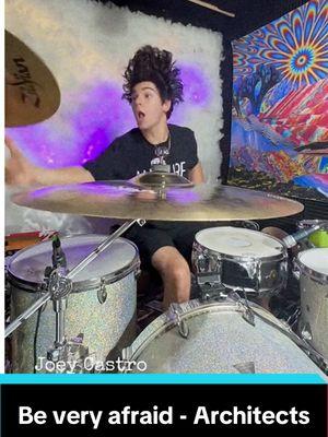 This intro IS SO SICK!! @Architects  #drums #speedy #imfastasfuckboi #6ix9ine #haha #alljokes #joeycastro #architects #crazy #singlepedal #zildjianfamily #teamremo #thankyougod #thankyoujesus @Remo Inc. @Daniel Searle @Zildjian Company @Mature Clothing Co. 