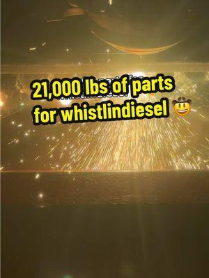 3,500 lbs of parts for @Whistlindiesel — and this was just a fraction of the 21,000 we sent over the past few months 🤠🇺🇲🤘  #sendcutsend #whistlindiesal #lasercut #lasercutting #sheetmetal #metalfabrication #manufacturing 