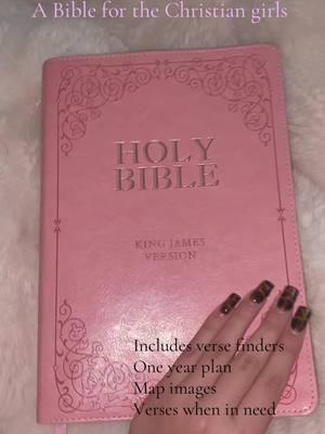 This Bible is great guys if interested check showcase!!!!✝️🙏#fyp#christiantiktok#godlovesyou#godisgood#bible#pinkbible 