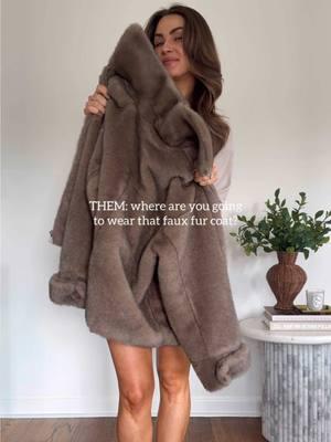 ON REPEAT 🔁 and no shame being ‘that girl’ cuz this coat is too fab so I’m gonna wear it any where I please. #styleseries #waystowear #fauxfurcoat #fauxfur #stylingvideo #coolmomstyle #winteroutfits #winterstyle #momoftwo #momoutfits #rewear #wintercoat #winterstyleinspo #coldweateroutfits #trending #styletol