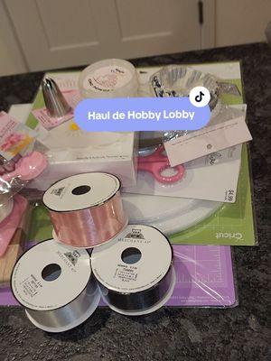 #hobbylobbyfinds #hobbylobbyhaul #fyp #hobbylobby #reposteria #emprendedora #crafts #craft #cricut #ramos #pasteles #postres #lyndenwashington 