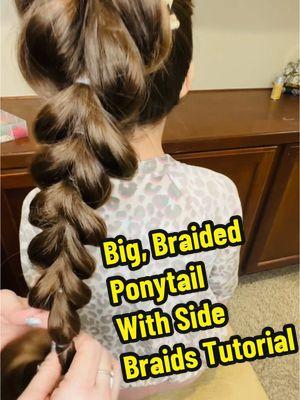 A quick video showing how we did this big, braided ponytail with side braids 💙💙 #braids #braiding #braidstyles #braidreels #hairreels #hairstylereels #braidedponytail #bigbraids #ponytail #giantscrunchie #hairstylesforgirls #girlshairstyles #braidtutorial #hairtutorial #hairstyletutorial #trenzas #peinados #kidshairstyles #learntobraid #howtobraid #braidvideo #hairvideos #hairstylevideo #longhairstyles #schoolhairstyles #braidideas #braidinspo #braidsontiktok #hairtok  