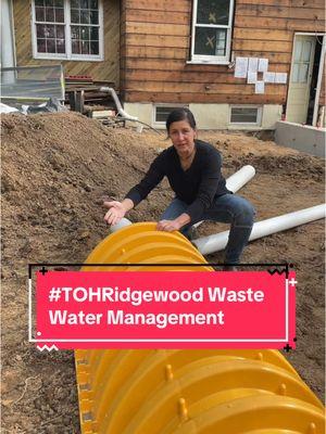 💧 Managing water, the smart way! @Jenn Nawada discusses how we’re tackling waste water management at #TOHRidgewood.  #ThisOldHouse #TOH #homerenovation #homeimprovement #DIY #landscaping #wastewater  