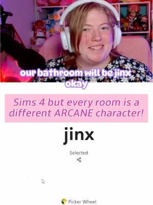 jinx arcane bathroom (building a house in the sims 4 but every room is a different arcane character challenge) #arcane #sims4 #sims4build #simstok #simsbuild #simschallenge 