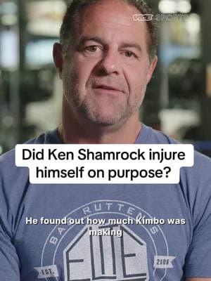 Ken Shamrock's sparring injury before his fight with Kimbo Slice.  #darksideofthecage #vice 