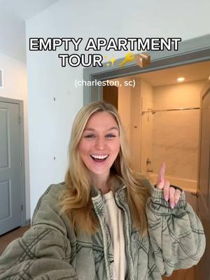 empty apartment tour🤭🤭 can’t wait to make this place home!! #charlestonsc #movingvlog #apartmenttour #charlestonapartment #postgradlife 