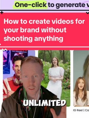 How to make endless content for your brand, in seconds,  without shooting any video - using @AdsDog AI  #adsdogai #aiavatar #marketingtips #videocontent #digitalmarketing Go to adsdog.ai or check out my bio 🔗 to try it today for fr€€