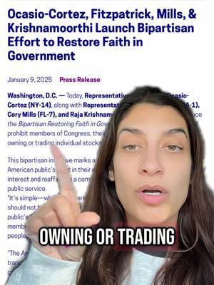 Do you support this? The bipartisan restoring faith in government act has been re-introduced by AOC and others. #norads #congress #greed #ethics #election ##greenscreen