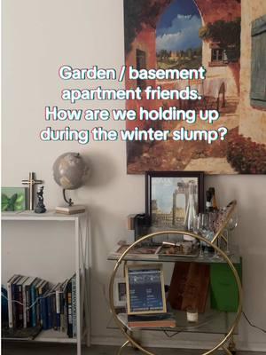 Mental check in with my fellow garden / basement apartment friends. It gets extremely depressing during the winter months & I hope you’re doing okay 🫶🏼 #chicago #chicagoliving #apartment #chicagoapartment #winter #chicagowinter #basementapartment #garden #gardenapartment #chicagohousing #housing #cityliving #cityhousing #cityapartment #apartmentour 