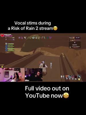 YouT*be channel is linked in my bio🤩 I edited all of the vocals stims with @Brett from Hairy Wizard Gaming during our Risk of Rain 2 stream and it wound up being 2.5 minutes of content😂 the full video is out on YouT*be now and more longform content headed there soon!!  . . . Mic and headset from @Razer 🥰 . . . #GamerGirl #gamer #altgamer #gothgamer #girlgamer #girlygamer #gaming #games #yallternative #yallternativegamer #countrydancekris #riskofrain2 #riskofrain #riskofrainmeme #riskofrain2clips #riskofrain2🌧️⛈️ 