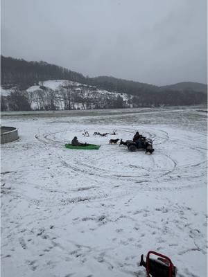 When the kids drive…. #that_trucker_lee #snow #atv #fourwheelers #fun @Morgan Rae @Morgan_Bush_Smith87bkup99;) 