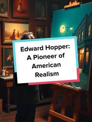 Explore the life of Edward Hopper, a master of light and shadow in American art. Discover his profound influence on modern art! #EdwardHopper #ArtHistory #AmericanArt #Realism