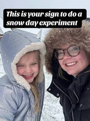 Snow days can still be educational and fun!!  Today we worked on  -counting -color recognition  -hypothesis and conclusion -shapes/names #snowday #toddlerfun #snowdayactivities