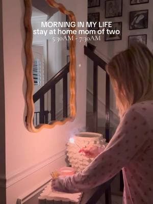 Morning in my life as a stay at home mom of two little ones 💗 530-730am routine 🫶🏼 #MomsofTikTok #momvlog #morningroutine #morningvlog #morninginmylife #momoftwo #sahm #sahmlife #momlife #wakingupbeforemykids #morningtime #goodmorning 