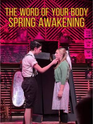 A magical duo 🪄 #SpringAwakening #theater #theatertok #theatertiktok #theaterkid #theaterkidcheck #theaterkidsbelike #theaterchallenge #musical #musicaltheater 