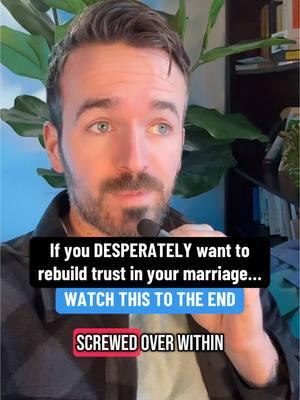 Trust is essential to a healthy marriage. I’m here to help you rebuild that this year 👊🏼 #nickmatiash #evolvedman #relationships #marriageadvice #relationshiptiktok trust in relationships