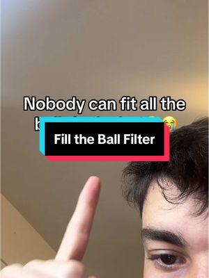 Fill the ball filter is so hard #filter #filterchallenge #puzzle #filltheball