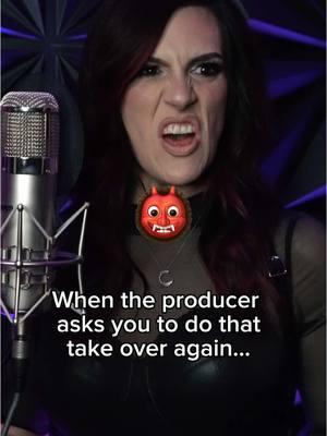 I thought it was a perfect take! 🤬😤 #producer #recording #recordingstudio #audio #audioengineer #studio #scream #metal #metalmusic #fyp @Russell Hollar 