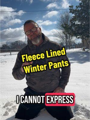 Fleece Lined Winter Pants #construction #warmpants #warm #waterproofclothes #durable #pants #fishing #camping #Hiking #falldealsforyou #winter #TikTokShop #winterwork 