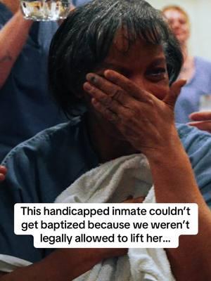 HANDICAPPED INMATE BAPTIZED - donate to help us! $10 a month changes everything for us godbehindbars.com #christiantiktok #christianlife #christianboy #prison #bible #foryoupage #fyp #foryou #gbb #foryourpage #godbehindbars #christian #jesuslovesyou 