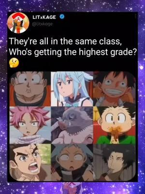 Who is getting the highest grade?🤔 #animeedit #animeedits #animememes #animememe #animelife #animefanart #animekawaii #animefreak #animelovers #animeartist #animestyle #animeamv #animeislife #animeboys #animecute #animesketch #loveanime #animeforlife #animefans #animecosplay