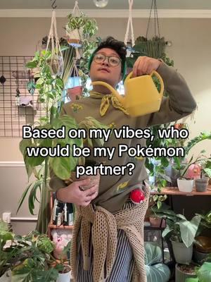 Who do you think would help me with my plants? #pokemonpartner #pokemon #plants #PlantTok #pokemontok 