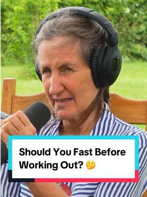 Should you FAST before working out? Barbara O’Neill gives her thoughts 🤝  #glycogen #workingout #healthandwellness #barbaraoneill #georgejankoshow @GeorgeJanko @Shawna Della-Ricca 