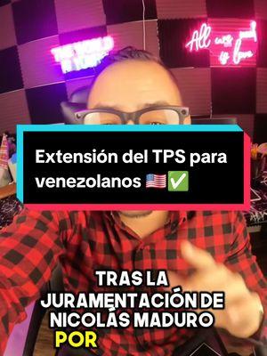 🚨 Extensión del TPS para venezolanos 🚨 🇺🇸✅️ #tpsparavenezolanos #tpsparavenezolanos2025 #tps #aprobaciontps #tpsreregistro #inmigracion #venezolanosenusa #venezolanosenusa🇻🇪🇺🇸 