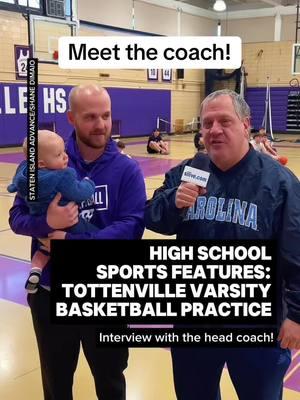 🏀 High School Sports Features: Highlights from our last visit! Check out our interview with Head Coach Kevin Alesi from the latest Tottenville High School varsity basketball team practice we attended.  More interviews dropping later this week! 🎥  #hsbasketball #statenisland #siny 