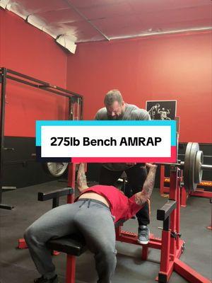 Just an honest days work. Got a little loose on reps 7 and 8 and that too away my top end lockout power.  #bench #benchpress #benchday #powerlifting #powerlifters #arizona #lightwork