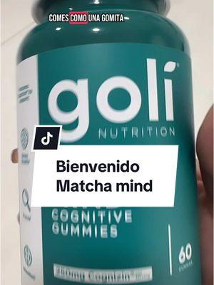 Goli matcha mind , energía , gomitas #golimatchamind #goli #energia 