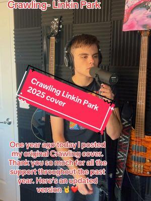 Thank you so so much for everything this past year! 🔥🤘 #fyp #foryou #linkinpark #fy #vocalist #orlando #numetal #linkinparkfan #alt #alternative #vocals #cover #linkinparkfamily 