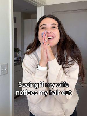 I guess she noticed 💈💇🏻‍♂️ #fyp #couples #couplevideos 