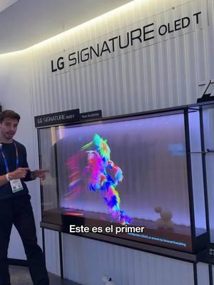 El primer televisor transparente y OLED de LG #lg #transparente #oled #ces2025