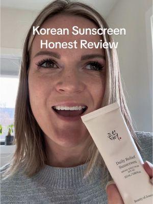 It was worth the try! I think I like it!  #tiktokmademebuyit #koreanskincare #sunscreen #fypage #spf40 