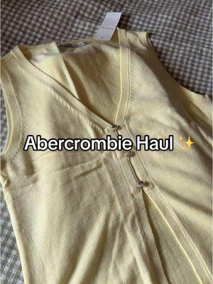 Abercrombie Haul ✨ @abercrombie  • • • #abercrombiecode #abercrombiehaul #fashiontok #microinfluencer #abercrombie  #springhaul 