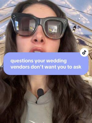 Did you ask any of these questions before hiring your wedding vendors? #couplesfinance #couplestok #financetips #bettertogether #powercouple #tandem