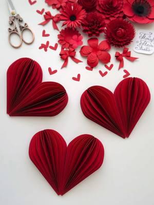 Heartfelt creations❤️ #papercraft #valentinesdaycrafts #diyvalentine #handmadecraft #paperflower #cricut #DIY 