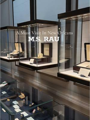 One of my favorite parts of the trip was visiting M.S. RAU at 626 Royal Street—truly a hidden gem in the French Quarter! This incredible gallery features masterpieces by Picasso and other world-renowned artists, rare antiques, and stunning jewelry from Rolex, Tiffany & Co., Cartier, and more. It’s like stepping into a vault of history and luxury. 💰 💎 A must-see if you’re in New Orleans! #msrau #frenchquarter #thingstodoneworleans #neworleans #antique #designer #highendjewelry #fineart #paintings #artgallery #antiqueshopping #royalstreet 