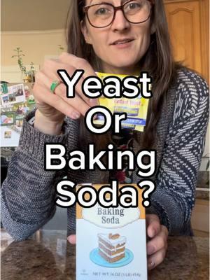 What if you’re out of yeast but really want bread? You can replace it with equal parts baking soda and an acid like vinegar. Super cool, right? I love delicious science. #yeastvsbakingsoda #bakingforbeginners #bakingtipsandtricks #bakinghacksandtips 