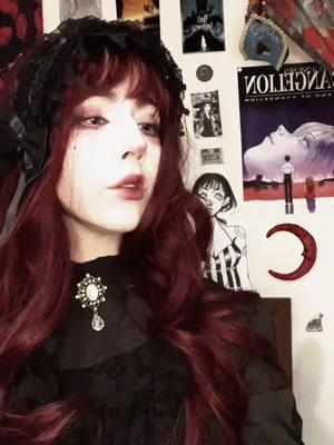 Not my headband low key falling off my head. #alternative #altmakeup #vkei #vkeimakeup #ouji #alt #fashion #fyp #fypシ #lolitafashion #gothiclolita #eglfashion #egl 