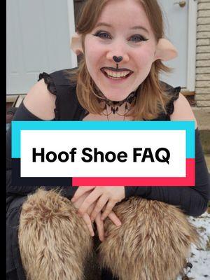 FAQ about my custom hoof shoes I sculpt & sell on my Etsy @creaturecosplayllc linked in bio.  Got any more questions? I'd love to answer them! #hoofshoes #asmr #faun #cosplay #hoof 