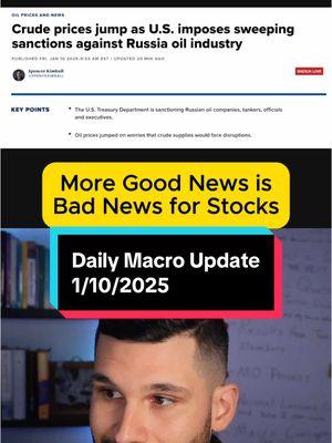 More good news is bad news. #jobs #labor #stocks #stockmarket #2025 #recession #inflation #interestrates #invest #investor #investing #bullish #bearish #finance #bitcoin