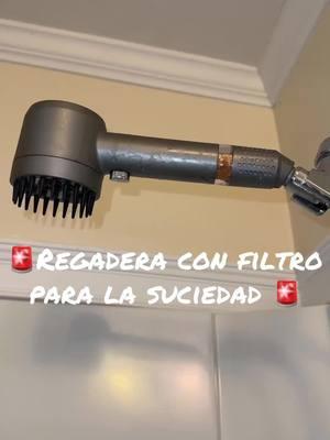 🚨Regadera con filtro para la suciedad 🚨 #regadera #TikTokShop #regaderaconfiltro #fyp #handheld 