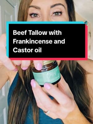 Grass fed beef tallow moisturizer with frankincense oil and castor oil.  #beeftallow #beeftallowskincare #beeftallowmoisturizer #tallow #tallowskincare #giftguide #tiktokshopcreatorpicks @anOrganicOasis 