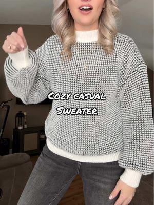 Cozy casual outfit ideas #cozycasual #cozy #casualoutfits #sweaters 