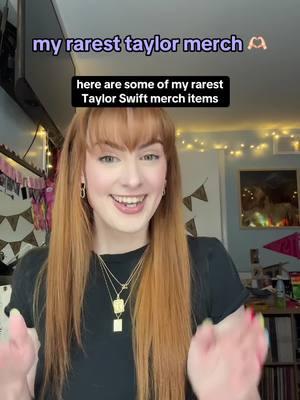 and surprisingly most of these aren’t even very sought after items LMAO #swiftie #merch #collectorCheck #TaylorSwiftMerch  descriptive transcript: me, a white woman with long red hair and green eyes wearing a black shirt, three layered gold necklaces, and two-toned earrings holding up merch items as i speak about them. i say, “here are some of my rarest Taylor Swift merch items, ranging from only 1,000 exist all the way down to one of a kind. this ginormous original delicate poster. [text on screen reads “#4: 1 of 500”] as you can see this is hand numbered and I have #257 out of 500. [text on screen reads “#2: 1 of 13”] this next one I don't remember if we ever found out exactly how many of these were made [text on screen reads “*it was 13”], but in 2014, I was sent Taylor's fragrance “Incredible Things” before it was released. this is the original box that it came in with this tissue paper and card, and here's the box of perfume. I still have this bottle inside. [text on screen reads “#5: 1 of 1,000”] the least rare item on this list is one of a thousand, this Amazon Prime poster. this is the tube that the poster came in, and as you can see, it says “this is 1 in 1000.” [text on screen reads “#3: 1 of 60”] this keychain from the reputation secret session that I went to. these snake keychains were actually sold without any words on the back, but all of us sessioners were given this keychain with our city name on the back. so obviously, mine says Nashville. I don't know exactly how many of these were made, my session was the smallest so it's possible that there were as few as like 60. and it's also possible that they made like the same amount of all of them, so it could be like one or 200. but regardless, this is quite rare and obviously, very treasured. last and least number of these that exist is this one of a kind you belong with me single DVD. this is from 2009 and I was gifted it from he who shall not be named's "personal stash.” if you want a part 2, l have a lot more where that came from.”#greenscreen 