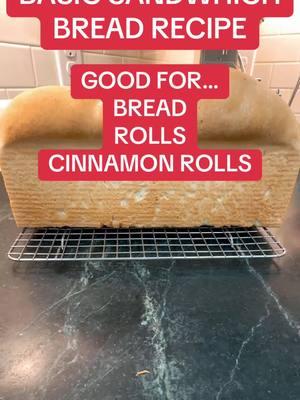 This bread recipe will make bread, rolls or tasty treats, like cinnamon rolls! This came from the Bread Maker’s Bible, which is the authority on bread making. I’ve made a few adjustments, but credit goes to them. Throw any questions in the comments! ##bread##breadtok##breadmaker##breadmaking##baking##bakingszn##bakingrecipe##Recipe##DIY##cooking##rolls##cinnamonroll##carb