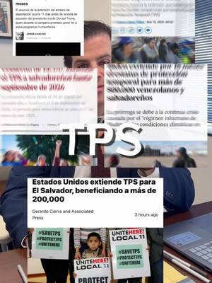 IMPORTANTE #ultimo #noticias #inmigracion para el #elsalvador #tps 